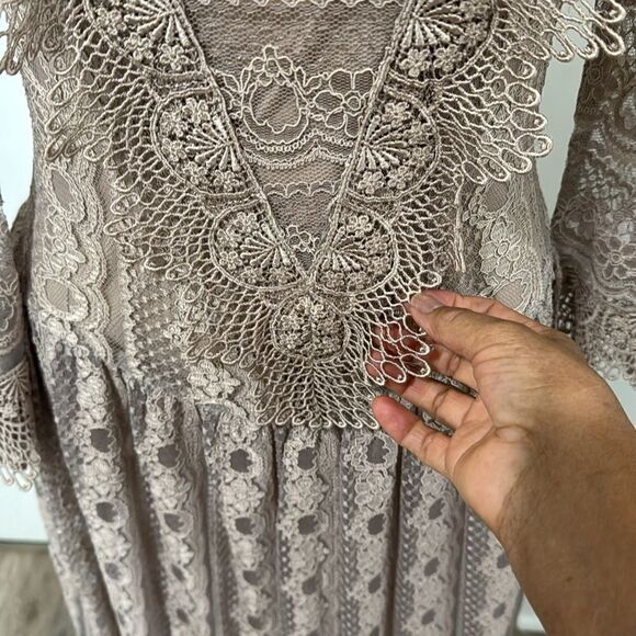 CACHET by BARI PROTAS VINTAGE COTTAGECORE DRESS SIZE 5/6 - Picture 5 of 13